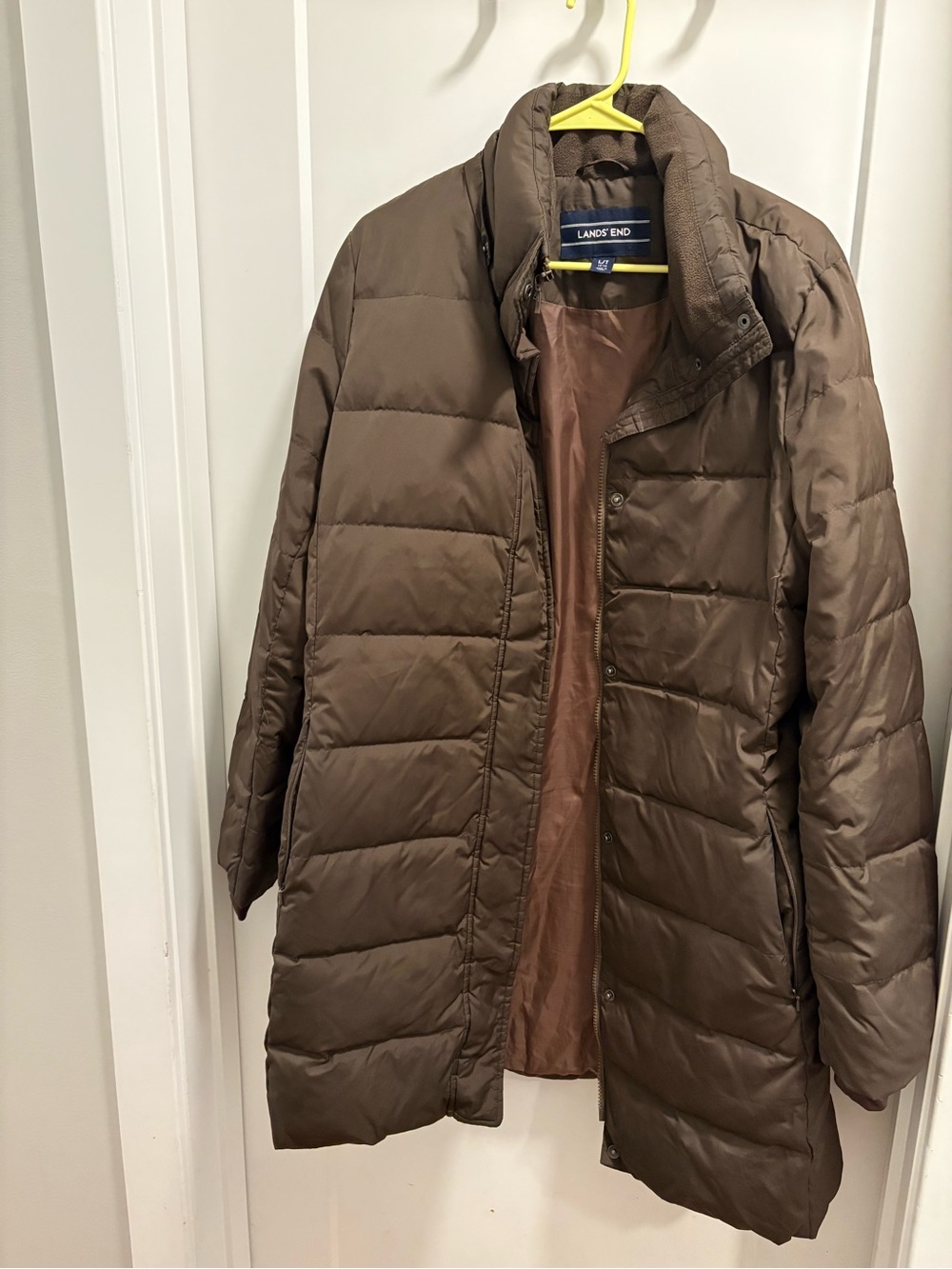Lands' End Women's Long Puffer Coat